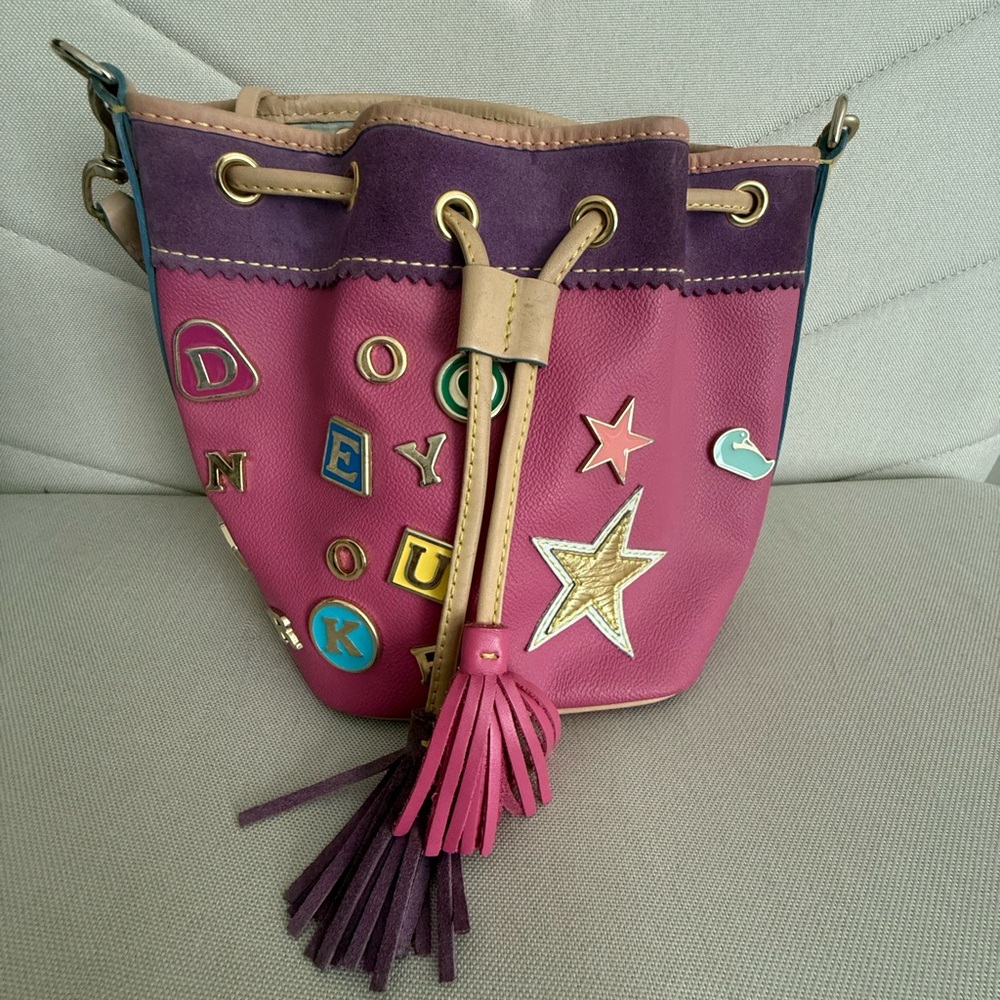Dooney & Burke Vintage Colorful Women's Bucket Bag